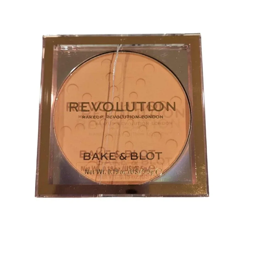Revolution Makeup London Bake & Blot Powder – Peach New